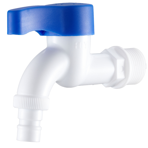Кран водоразборный для одной воды РМС PL3KR-3/4 из высокопрочного пластика
